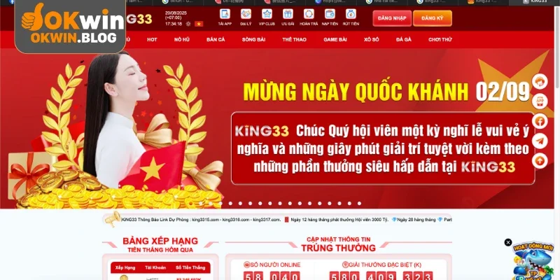 King33 - Hành Trình Phát Triển Và Hợp Tác Cùng Okwin
